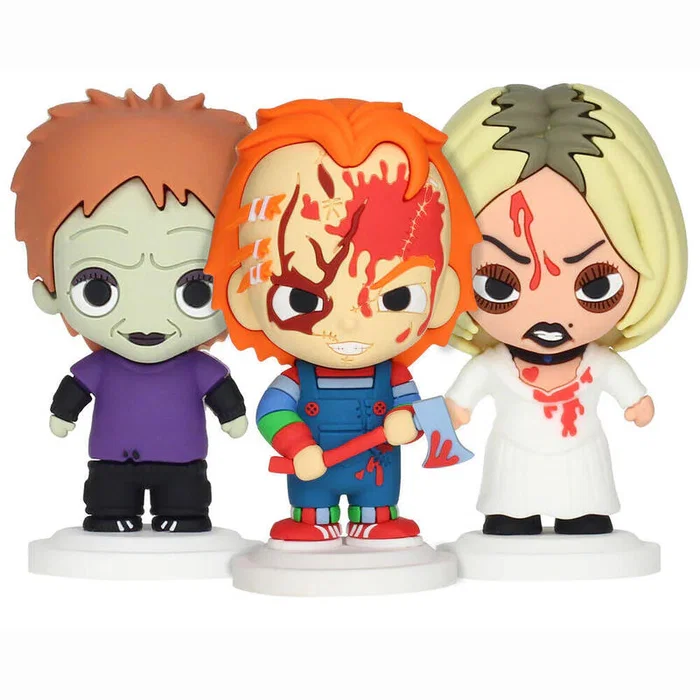 Sd Toys Set de 3 Figuras Pokis de Chucky de Goma de 7cm - Ref. 8435450262012