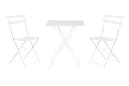 DKD Home Decor Mesa Terraza Y Jardin Verde 60 x 71 x 60 cm Set de 3 Metal