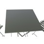 DKD Home Decor Set de 3 Muebles de Metal Verde 60x60x71 cm