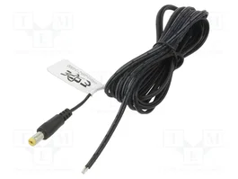 ESPE Cable de alimentación plano DC 5,5/2,1 de 3m