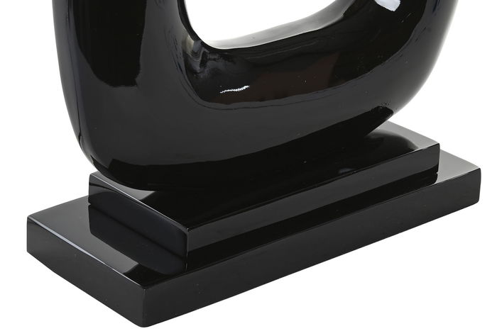 DKD Home Decor Lámpara Sobremesa India lamps 1c25 Negro 50 x 83 x 30 cm