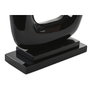 DKD Home Decor Lámpara de Sobremesa en Acero Patinado Negro