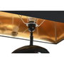 DKD Home Decor Lámpara de Sobremesa en Acero Patinado Negro
