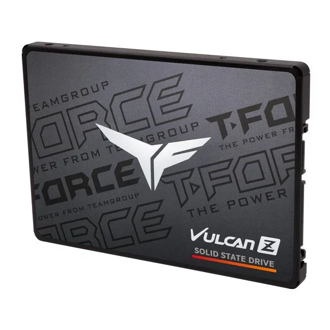 Team Group T-FORCE VULCAN Z SSD 512 GB, T253TZ512G0C101, 2.5" SATA III, 3D NAND, Lectura 540 MB/s, Escritura 470 MB/s, para PC y Portátil