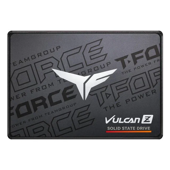 Team Group T-FORCE VULCAN Z SSD 512 GB, T253TZ512G0C101, 2.5" SATA III, 3D NAND, Lectura 540 MB/s, Escritura 470 MB/s, para PC y Portátil