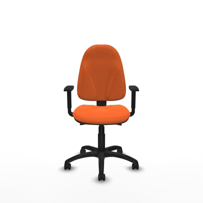 PIQUERAS Y CRESPO Silla de oficina Algarra Naranja con mecanismo Asincro