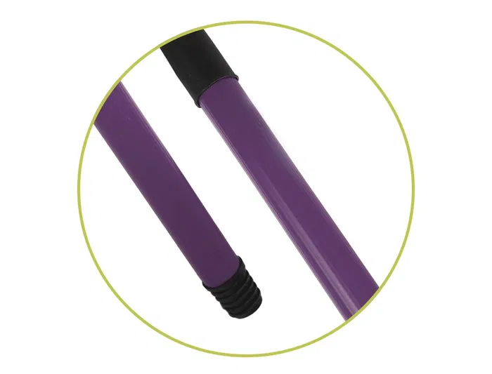 Blanca Escoba Vinilo Niza 30 cm con Mango Metálico y Cerdas de Polipropileno