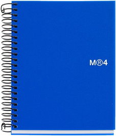 Bloc Miquelrius The Original Notebook 4 Micro.Tapa Pp A7 100H 70G Cuadric.5X5 Azul (Set de 5)
