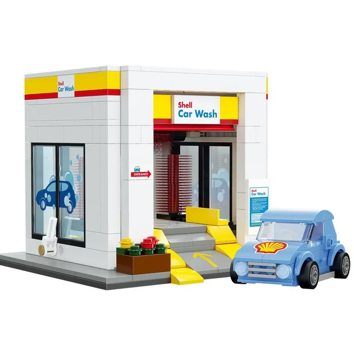 CADA Buildings Set de construcción Lavadero de coches Shell 294 piezas para mayores de 8 años CADA Buildings Set de construcción Lavadero de coches Shell 294 piezas para mayores de 8 años