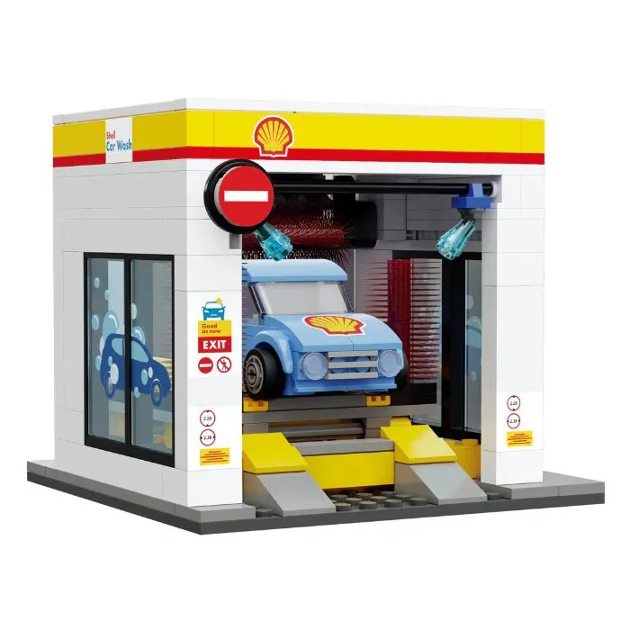 CADA Buildings Set de construcción Lavadero de coches Shell 294 piezas para mayores de 8 años CADA Buildings Set de construcción Lavadero de coches Shell 294 piezas para mayores de 8 años