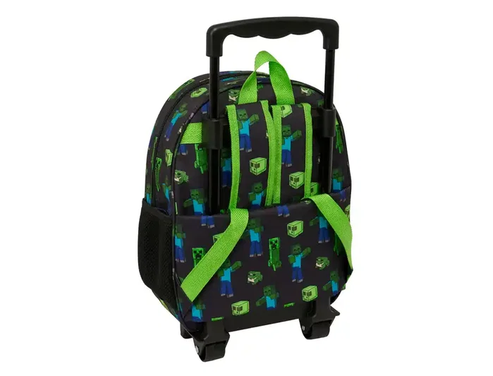 Safta Mochila Trolley 3D Minecraft con Ruedas