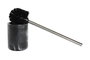 DKD Home Decor Escobillero de Resina Mármol Negro 10x10x40 cm