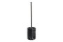 DKD Home Decor Escobillero de Resina Mármol Negro 10x10x40 cm