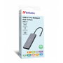 Verbatim Hub Pro USB-C Plata con 2xHDMI, VGA, RJ45 y múltiples puertos USB