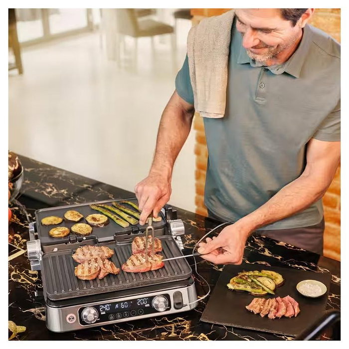 Braun Multi Grill 9 Pro Parrilla multifunción 2200 W Negro / Acero Braun Multi Grill 9 Pro Parrilla multifunción 2200 W Negro / Acero