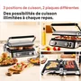 Braun Multi Grill 9 Pro Parrilla Multifunción 2200 W 3 Posiciones de Calentamiento Negro / Acero