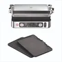 Braun Multi Grill 9 Pro Parrilla Multifunción 2200 W 3 Posiciones de Calentamiento Negro / Acero