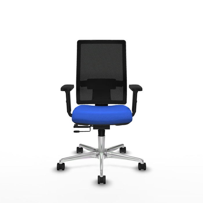PIQUERAS Y CRESPO Silla de oficina Horna con mecanismo Sincro/Traslack Azul y Negro PIQUERAS Y CRESPO Silla de oficina Horna con mecanismo Sincro/Traslack Azul y Negro