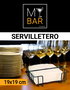 My Bar Servilletero Metal 19 cm x 19 cm x 7.5 cm (12 Unidades)