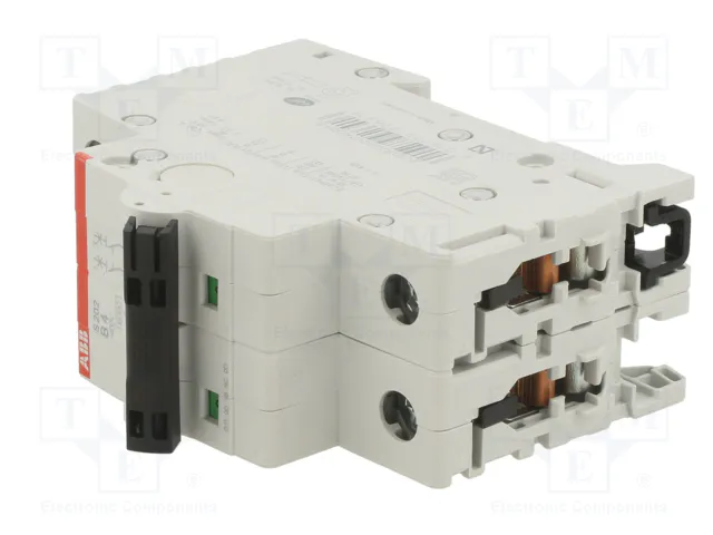 ABB S200 Interruptor magnetotérmico 2 polos 4A 6kA ABB S200 Interruptor magnetotérmico 2 polos 4A 6kA