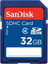 SanDisk Tarjeta de memoria Standard SDHC 32 GB Azul
