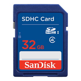 SanDisk Tarjeta de Memoria SDHC 32 GB Class 4 para Cámaras y Videocámaras