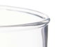Giftdecor Jarrón de Cristal Cilíndrico Transparente 15cm x 70cm