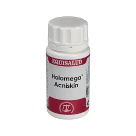 Equisalud Holomega Acniskin 50 Cápsulas - Complemento Alimenticio para el Acné con N-Acetilcisteína, Plantas, Coenzima Q10 y Vitaminas