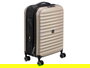 Arte Regal Maleta Rigida con Ruedas 37 Litros, Color Champagne/Negro, ABS, Dimensiones 40 x 55.5 x 16 cm, Asa Acolchada y Candado (Set de 3)