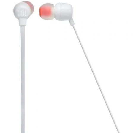 Auriculares Inalámbricos Intrauditivos JBL Tune 115BT/ con Micrófono/ Bluetooth/ Blancos