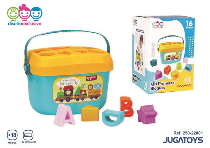 Jugatoys - misprimerosjuguetes Encajables en caja 16 pzas 14x17x10cm
