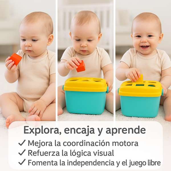 Jugatoys - misprimerosjuguetes Encajables en caja 16 pzas 14x17x10cm