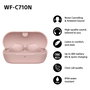 Sony Auriculares True Wireless WF-C710N con Cancelación de Ruido - Bluetooth, Resistencia al Agua IPX4, Color Rosa