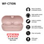 Sony Auriculares True Wireless WF-C710N con Cancelación de Ruido - Bluetooth, Resistencia al Agua IPX4, Color Rosa