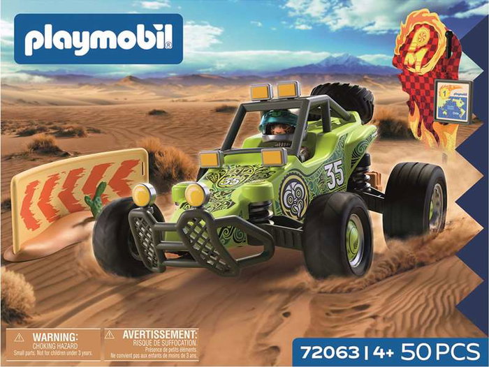 Playmobil City Action Buggy Todoterreno - Juguete de Vehículo de Aventura para Niños de 4 a 10 Años