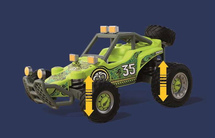 Playmobil City Action Buggy Todoterreno - Juguete de Vehículo de Aventura para Niños de 4 a 10 Años