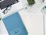 Antartik Cuaderno A4 Tapa Dura Hojas Puntos Azul Claro 100 Hojas 80gr FSC