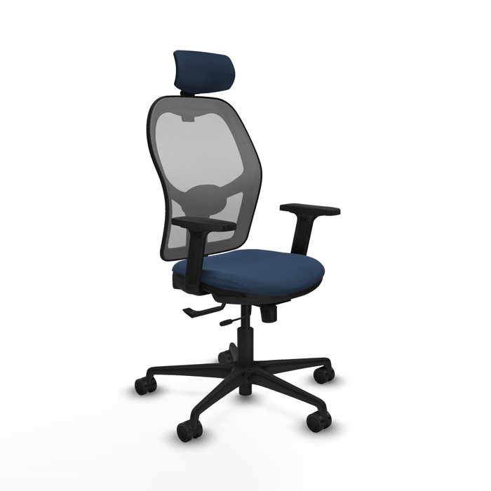 PIQUERAS Y CRESPO Silla de oficina Jorquera Azul marino y Gris PIQUERAS Y CRESPO Silla de oficina Jorquera Azul marino y Gris