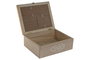 DKD Home Decor Caja MDF Cristal Multicolor 24x19x8,5 cm