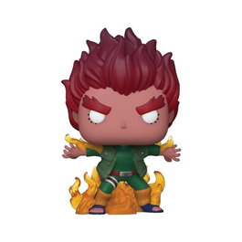 Funko Pop Naruto Shippuden Might Guy 8 Puertas que Brilla en la Oscuridad Figura de Vinilo 9 cm