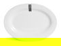 Vessia Plato Ovalado Blanco Porcelana 24.5x17.5x2.5 cm (Set de 24)
