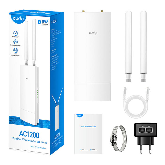 Punto de Acceso Mercusys AP1200 Outdoor Blanco (Blanco)