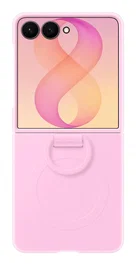 SAMSUNG Funda de Silicona con Imán para Galaxy Z Flip8, Rosa