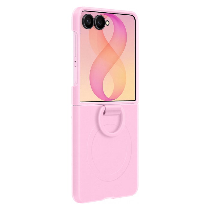 SAMSUNG Silicone Ring Magnet Case para Galaxy Flip8, violeta