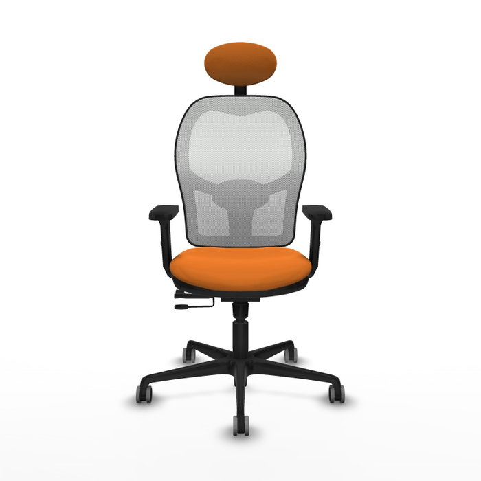 PIQUERAS Y CRESPO Silla de oficina Jorquera Naranja y Blanco PIQUERAS Y CRESPO Silla de oficina Jorquera Naranja y Blanco