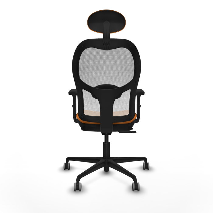 PIQUERAS Y CRESPO Silla de oficina Jorquera Naranja y Blanco PIQUERAS Y CRESPO Silla de oficina Jorquera Naranja y Blanco