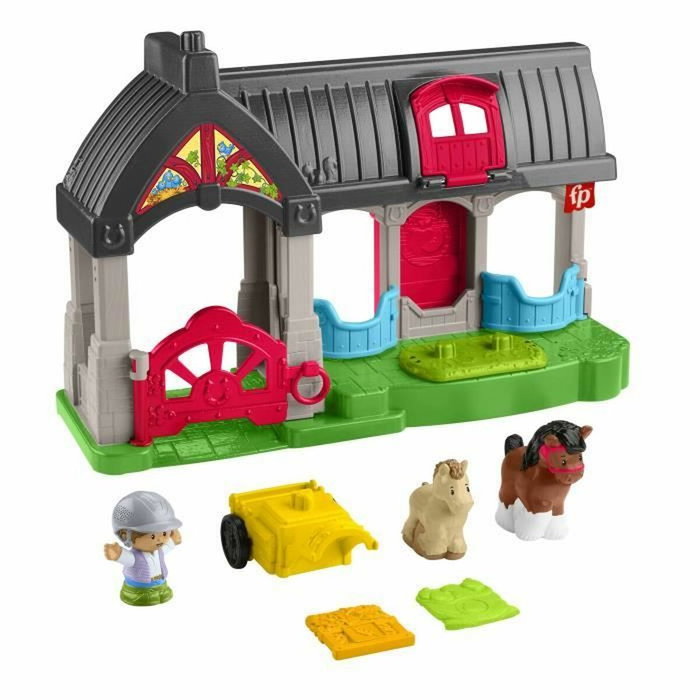 Fisher-Price Little People Establo Nuestros Amigos los Caballos con 6 elementos Fisher-Price Little People Establo Nuestros Amigos los Caballos con 6 elementos