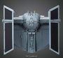 Bandai Star Wars Maqueta 1/72 TIE Advanced con Darth Vader