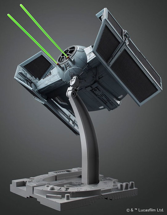 Bandai Star Wars Maqueta 1/72 TIE Advanced con Darth Vader