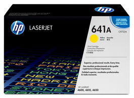 HP 641A Yellow Original LaserJet Toner Cartridge para Impresoras HP Color LaserJet